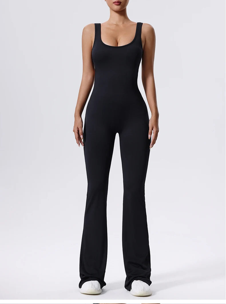 Flared Backless Suit