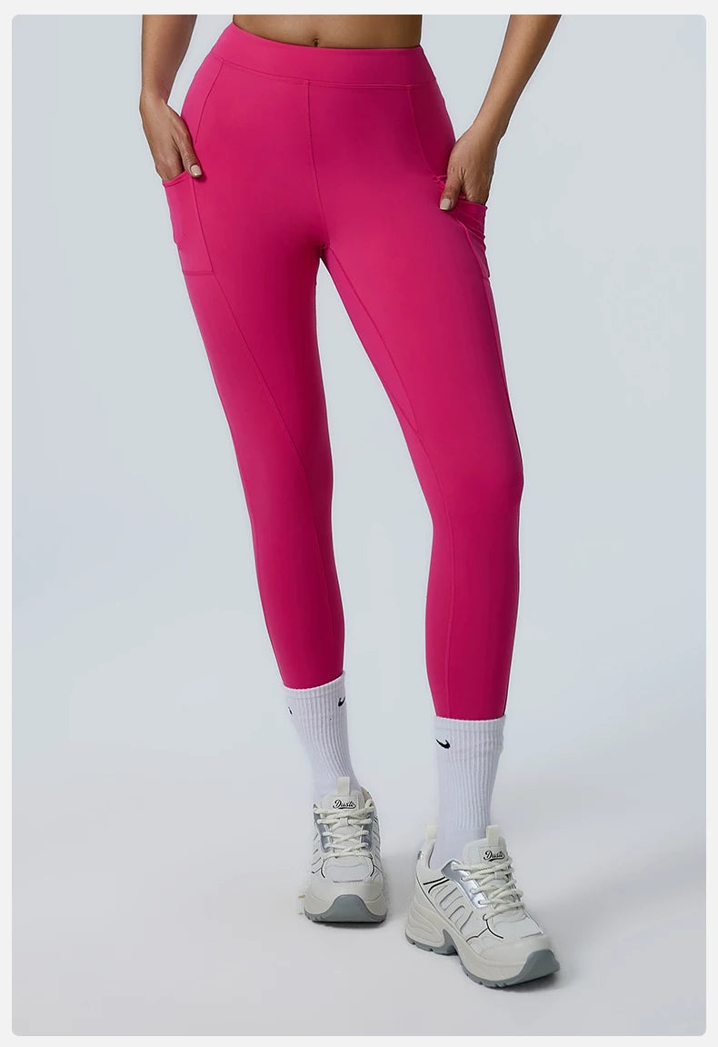 High-Waisted Cargo Workout Leggings