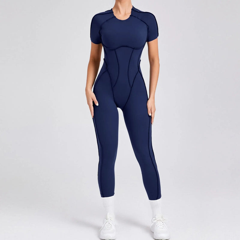 Seamless Sculpt Short Sleeve Jumpsuit