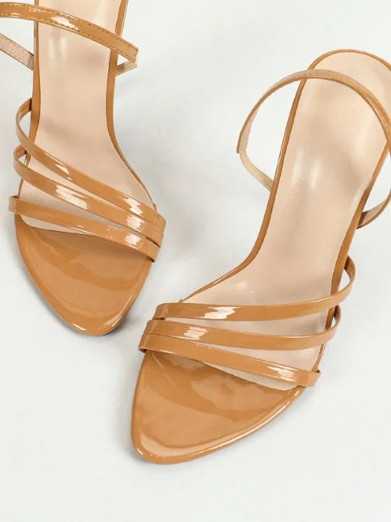 Strappy Slingback Stiletto Heels