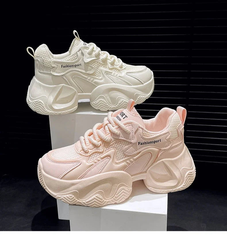 Chunky Wave Sole Sneakers