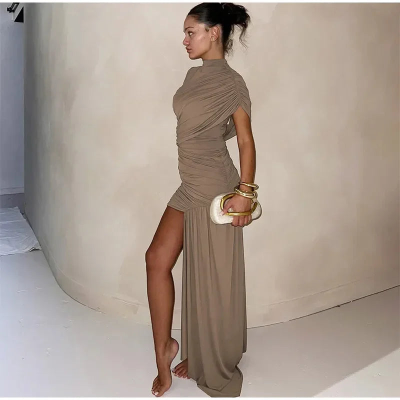 Nightfall Edge Draped Gown