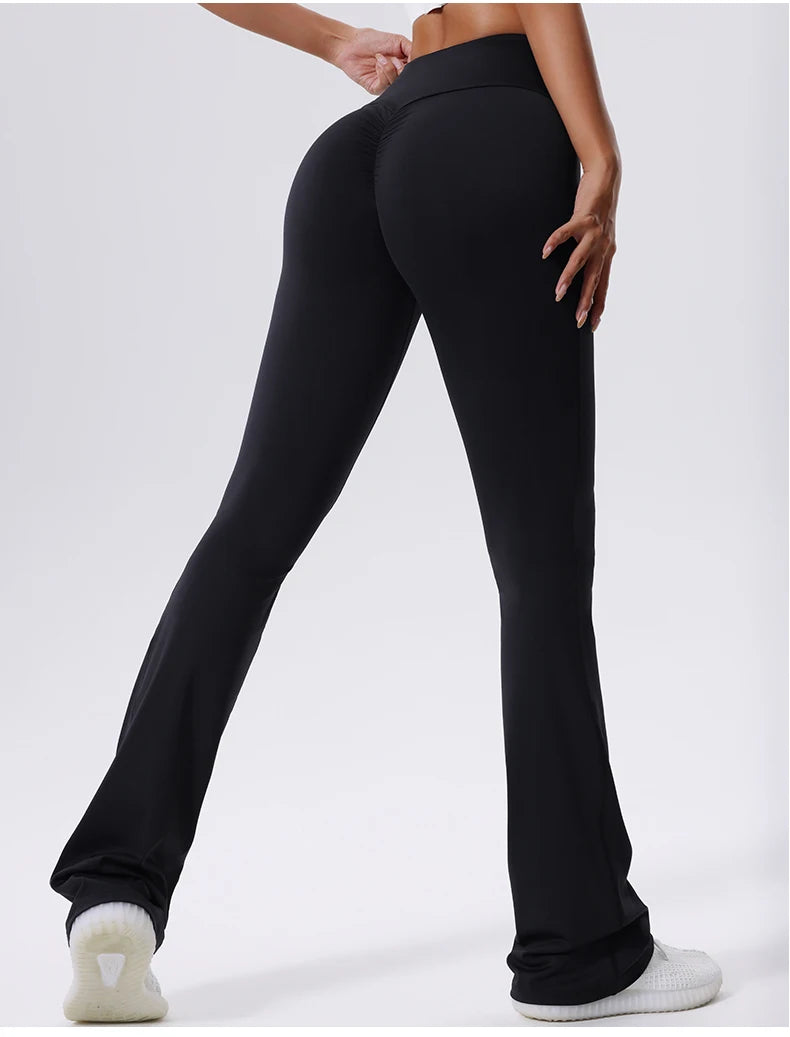 High-Waist Flare Leggings