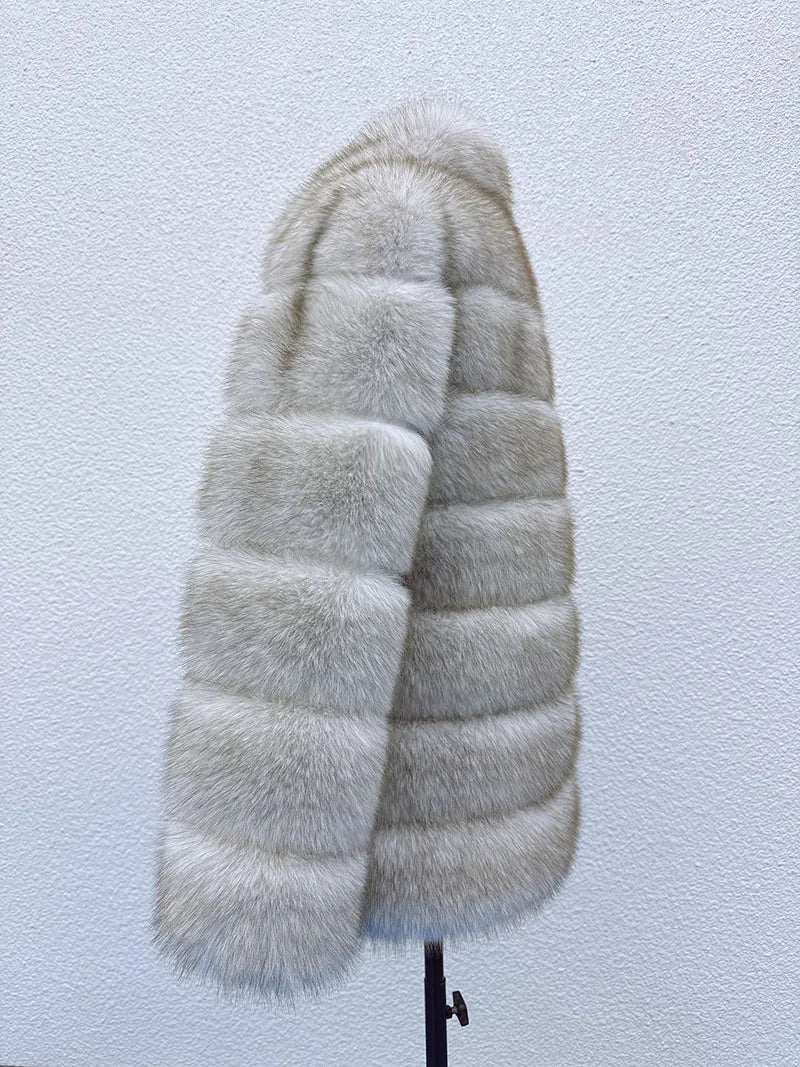Luxe Puffer Fur Coat