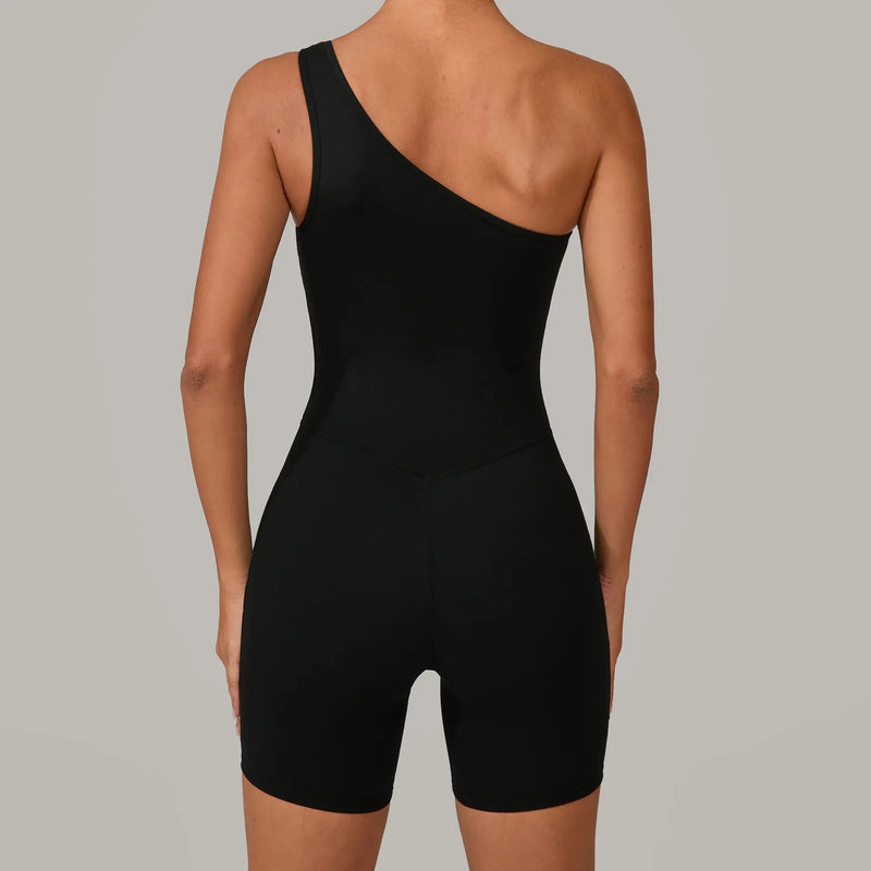 One-Shoulder Active Romper