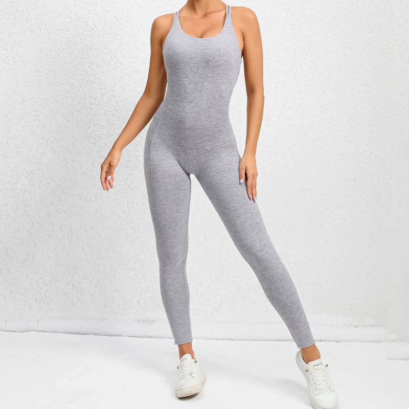 Seamless One-Piece Workout Jumpsuit