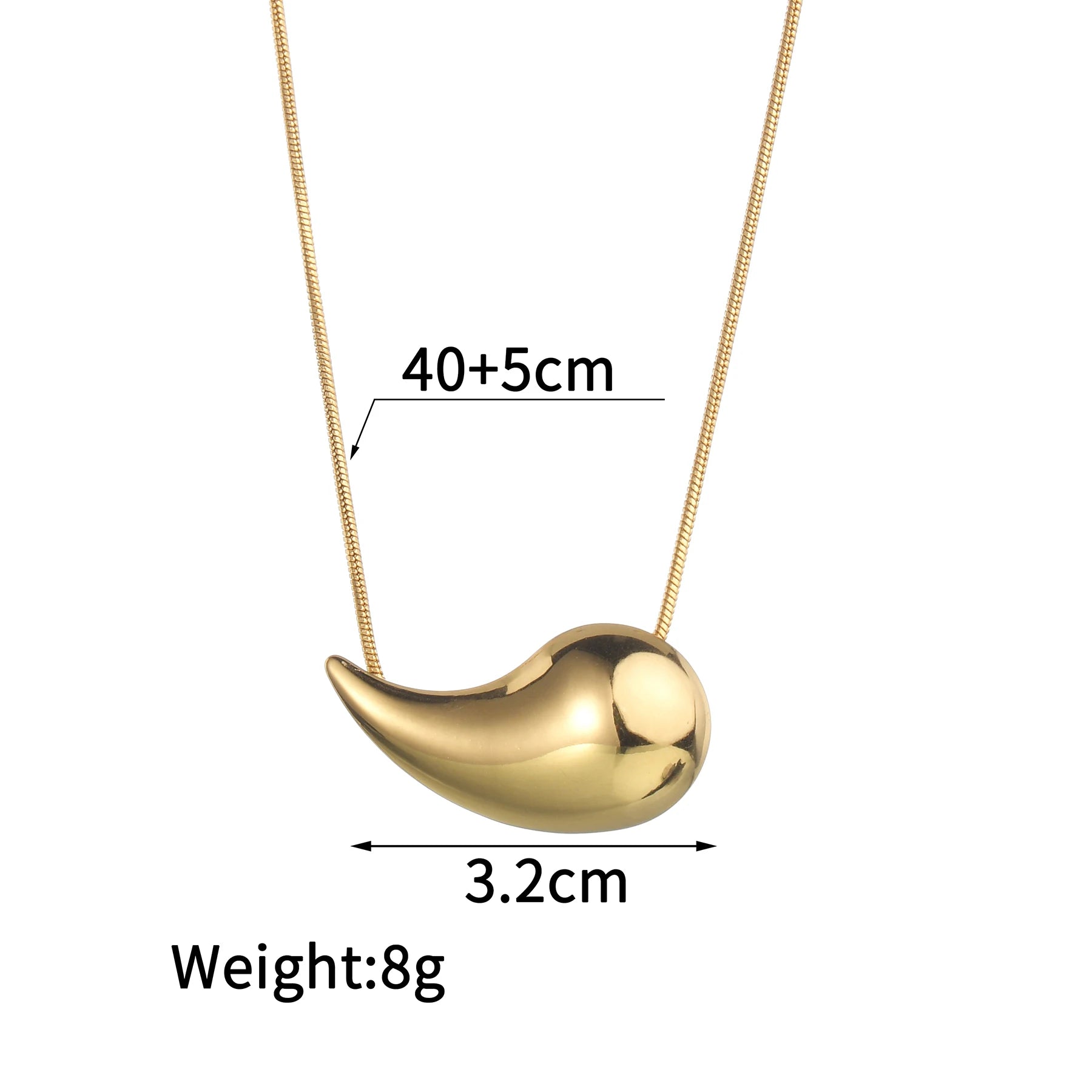 Bold Heart Pendant Necklace