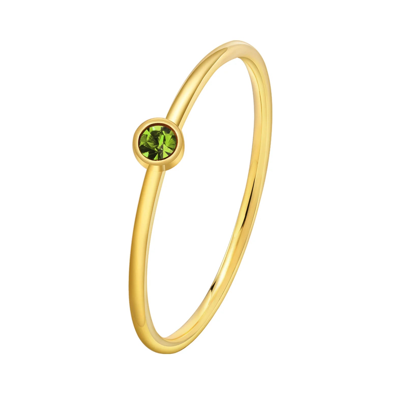 Dainty Birthstone Stacking Ring