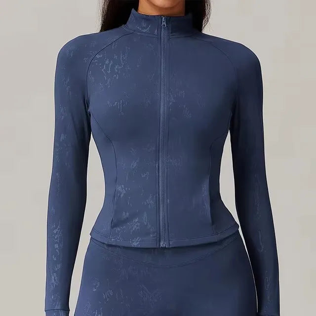 Activewear Zip-Up Jacket & Shorts Set