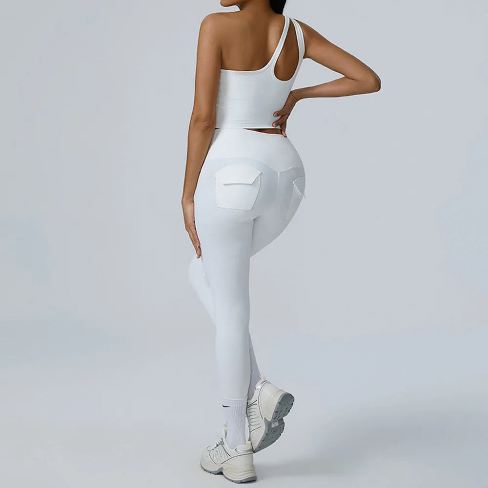 One-Shoulder Activewear Set