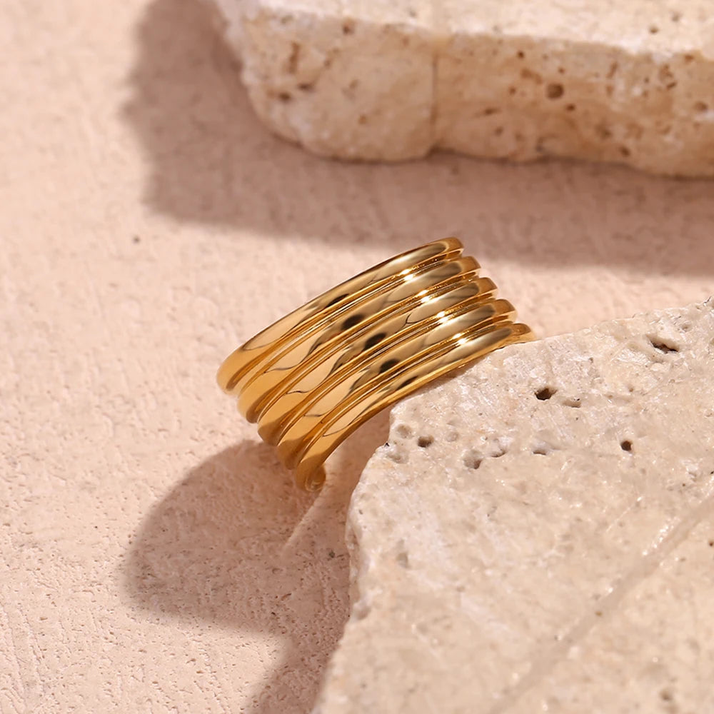 Gold Layered Open Ring