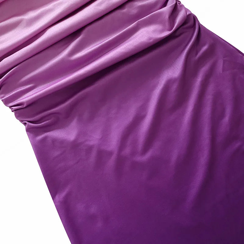Ombre Mesh Bodycon Maxi Dress