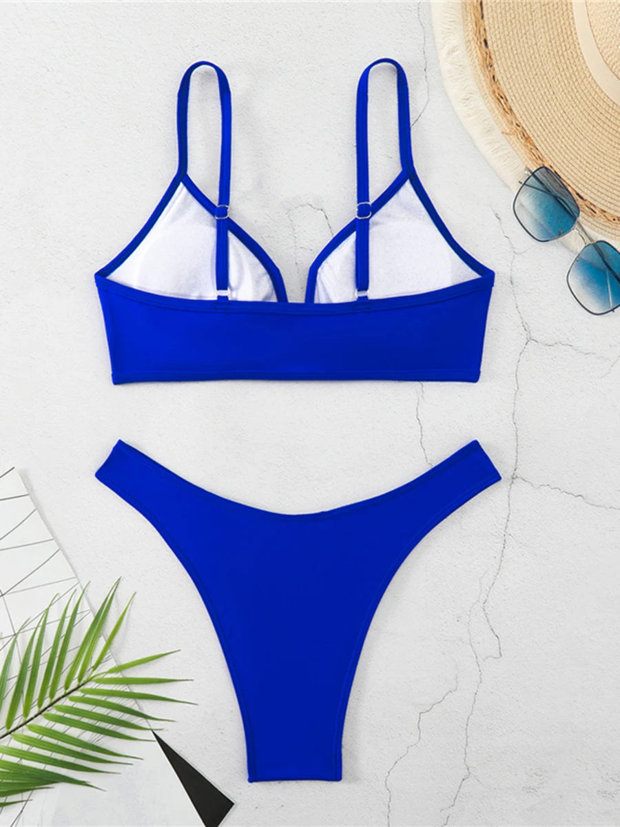 Minimalist Triangle Bikini Set