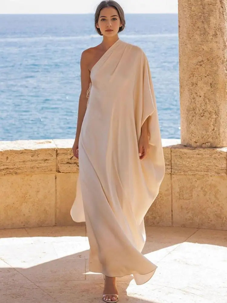 Athena One-Shoulder Maxi Dress