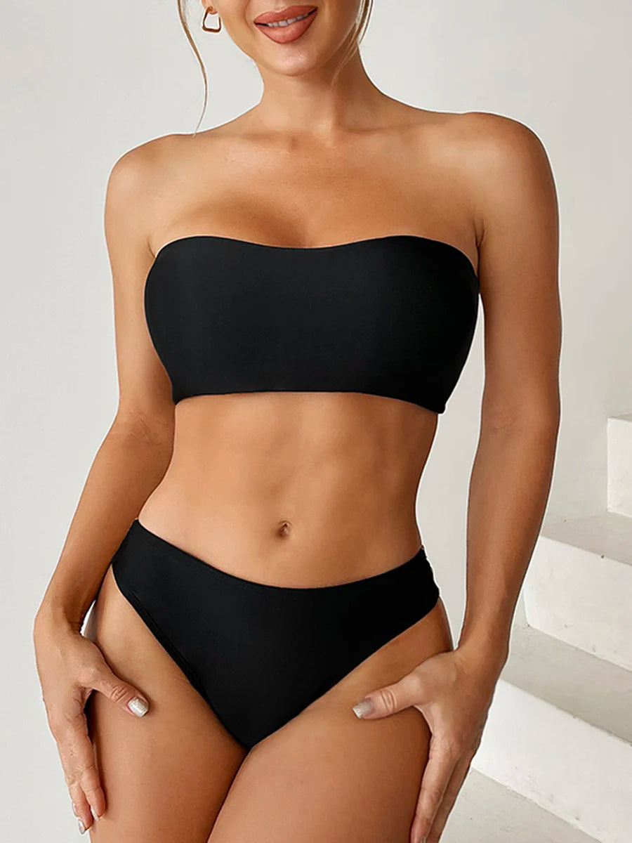 Classic Strapless Bikini Set
