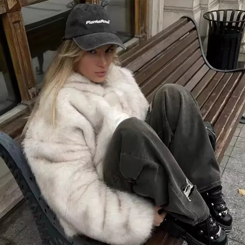 Luxe Harmony Fur Coat
