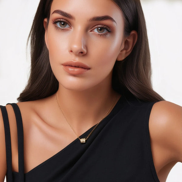 Cylinder Pendant Necklace