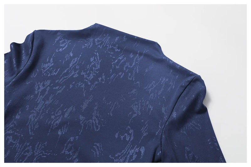 Long Sleeve Seamless Mock Neck Crop Top