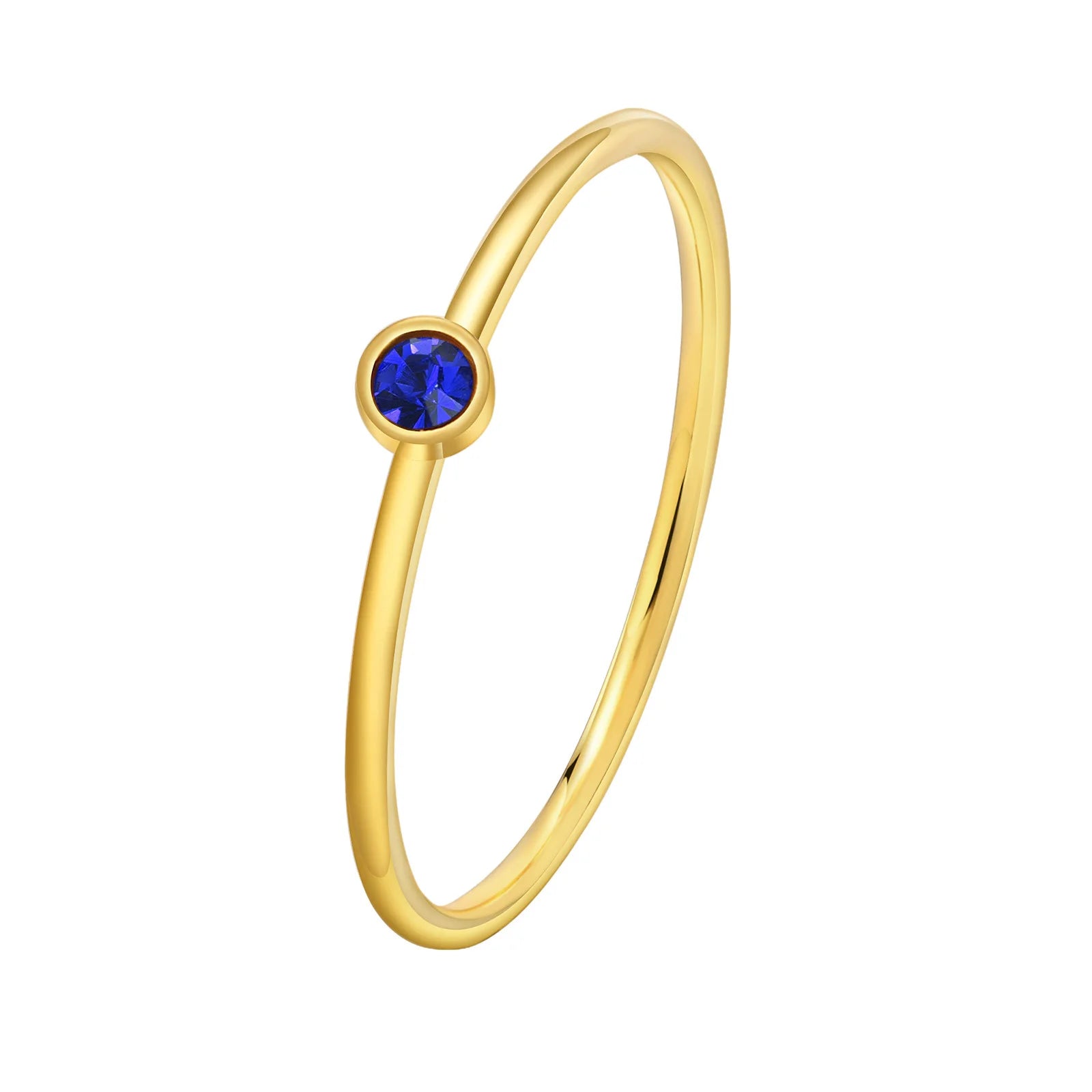 Dainty Birthstone Stacking Ring
