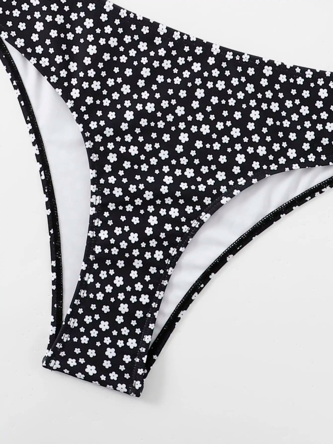 Floral High-Waist Bikini Set