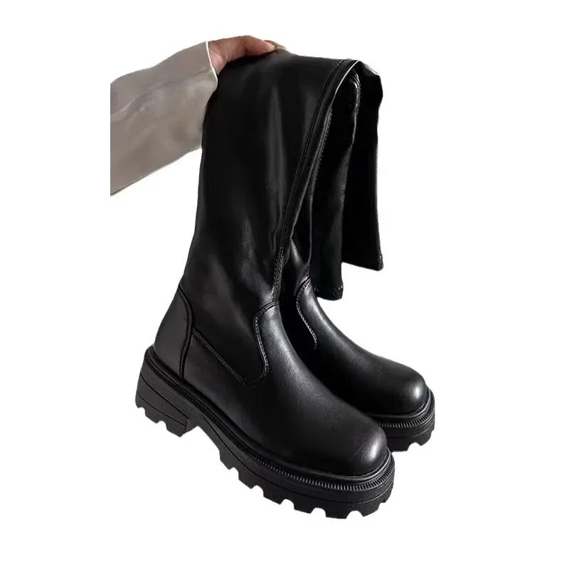 Platform Over-the-Knee Boots