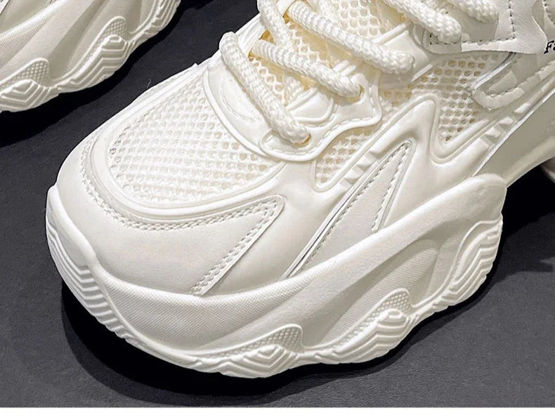 Chunky Wave Sole Sneakers