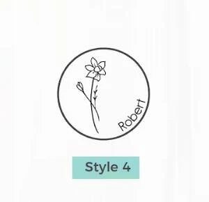 Minimalist Floral Medallion Necklaces