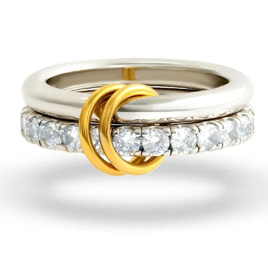 Radiant Harmony Gold Ring