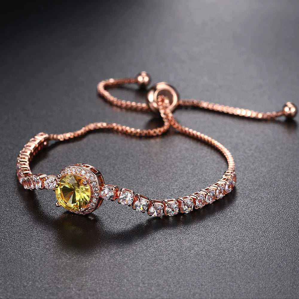 Elegant Crystal Tennis Bracelet