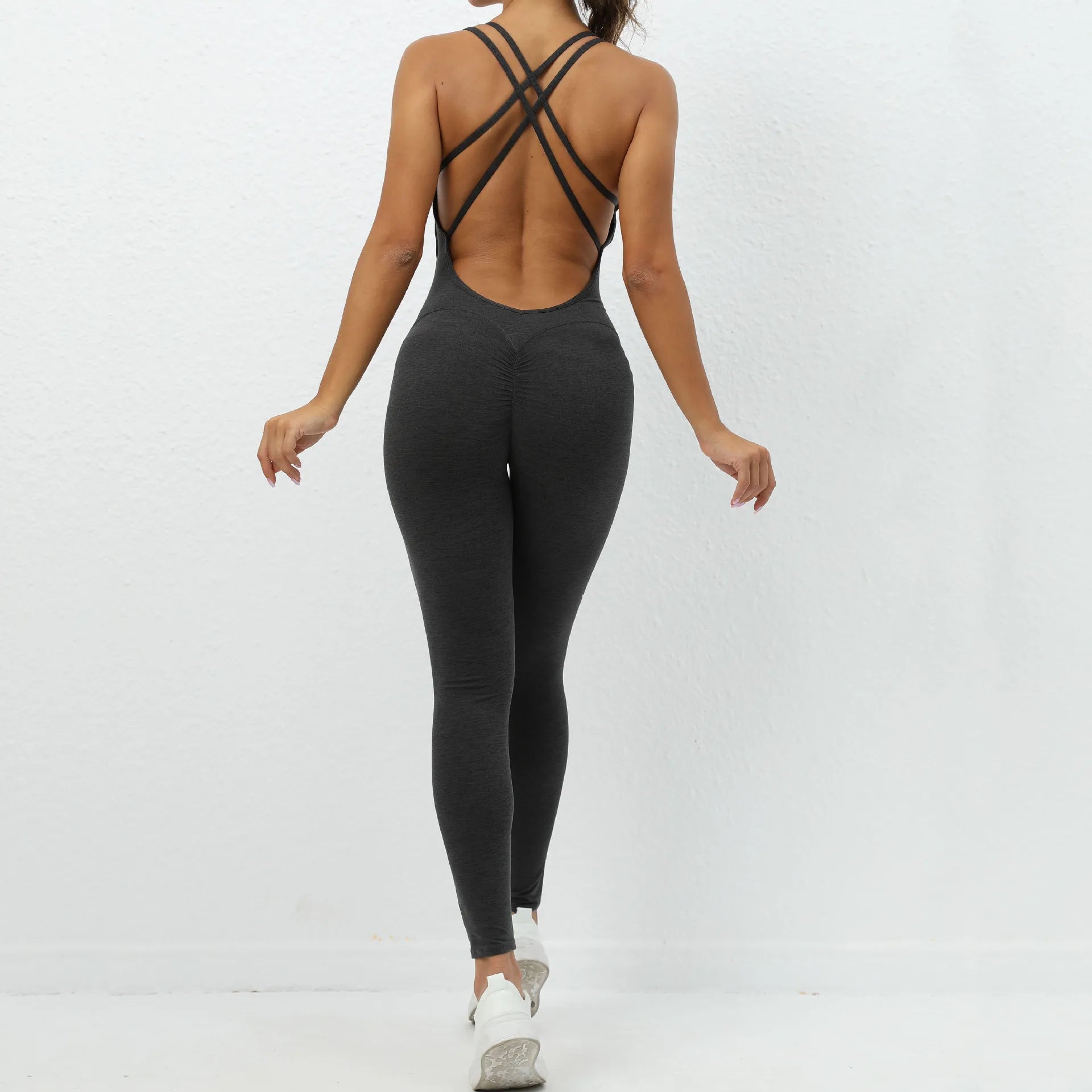 Seamless One-Piece Workout Jumpsuit
