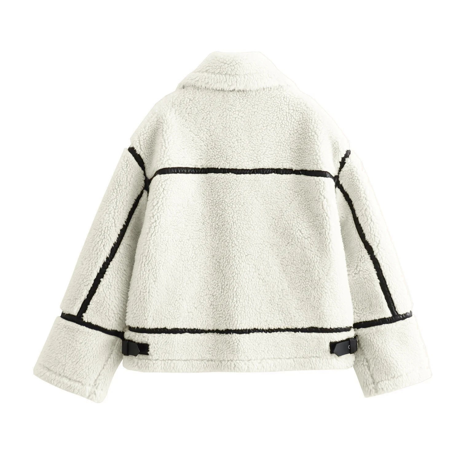 Oversized Sherpa Zip Jacket