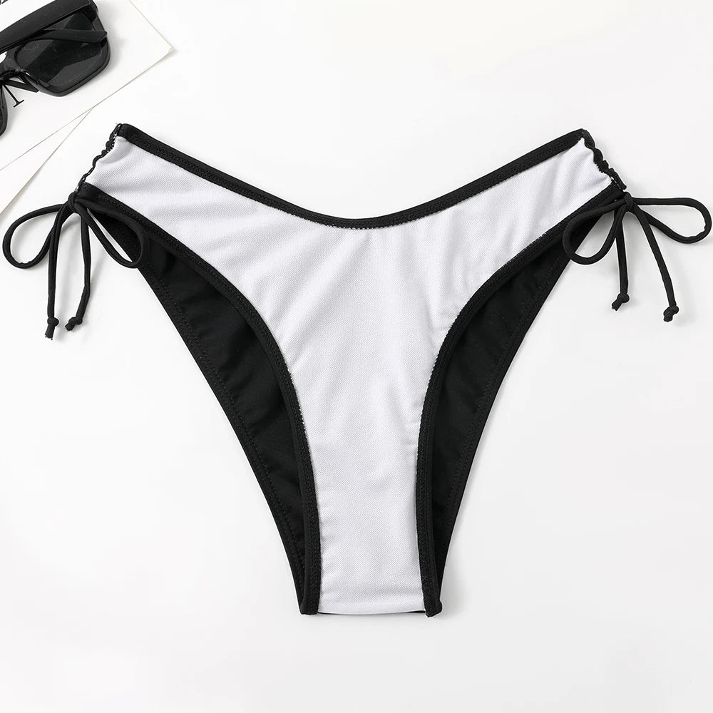 Asymmetrical Cutout Bikini Set