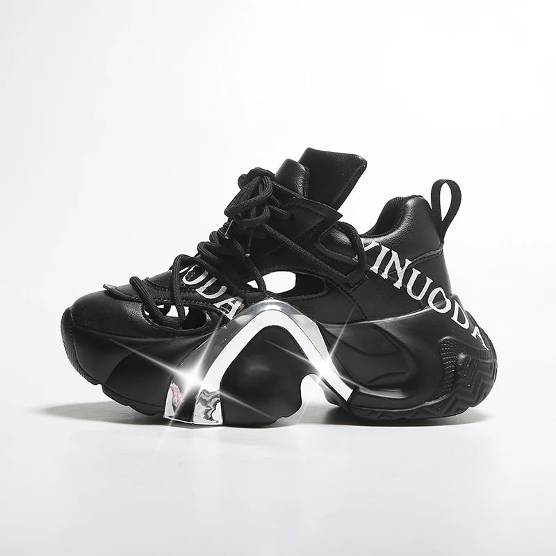 Metallic Arch Platform Sneakers