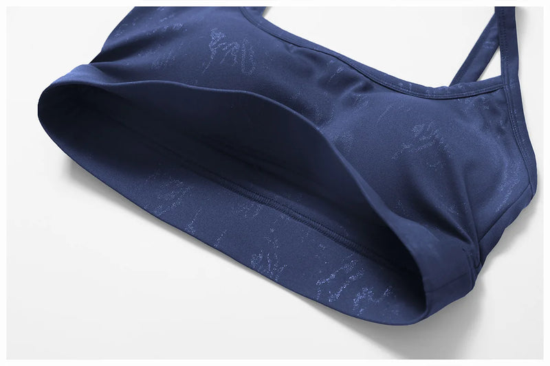 Seamless Textured Sports Bra & Biker Shorts Set