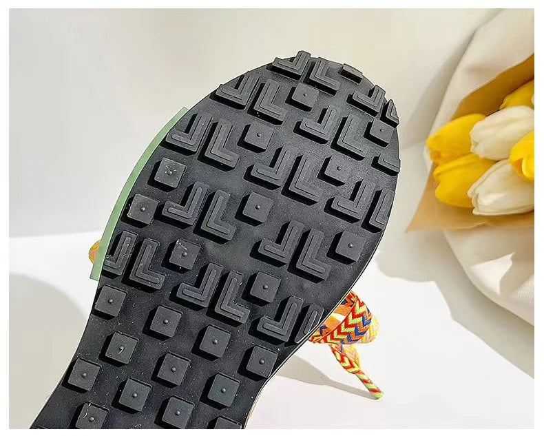 Multi-Color Statement Sneakers