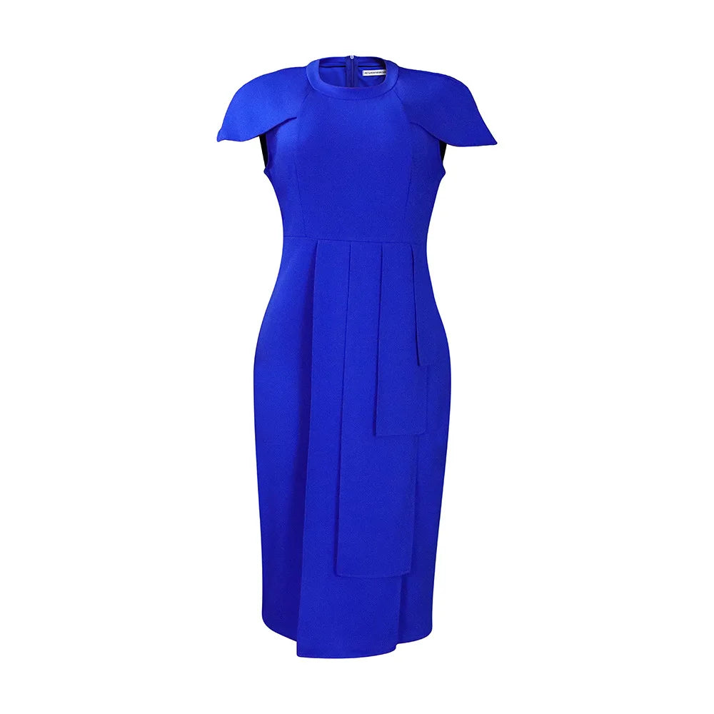 Chic Black Midi Pencil Dress