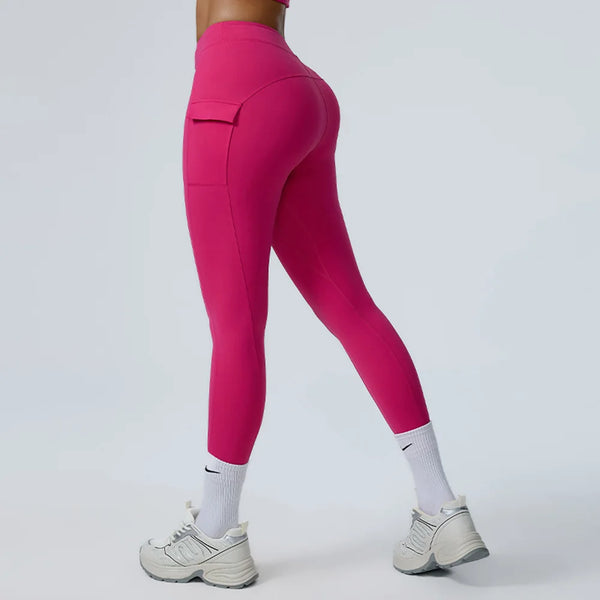 High-Waisted Cargo Workout Leggings