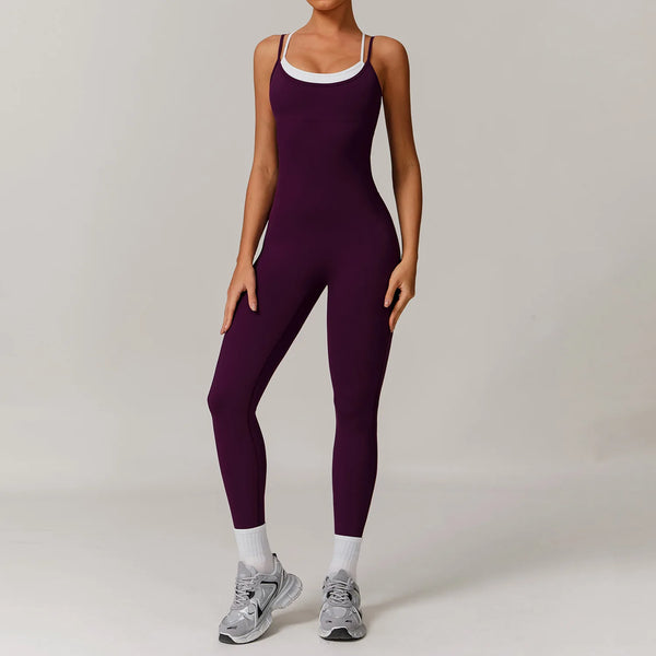 Double Strap Active Jumpsuit