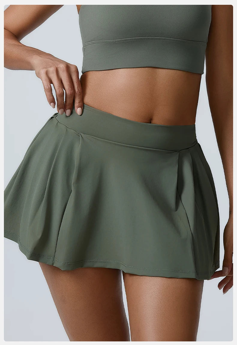 High-Waist Active Skirt