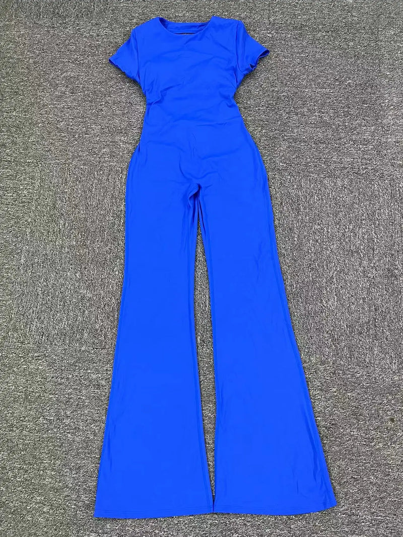 Flared Workout Jumpsuit