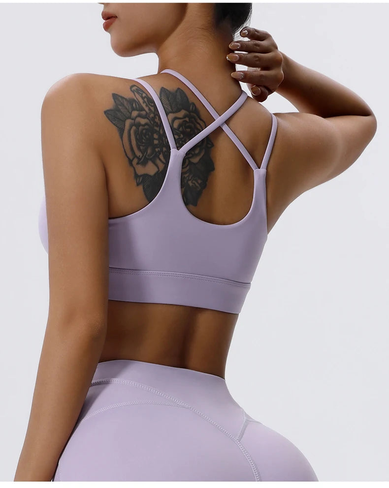 Cross-Strap Sports Bra