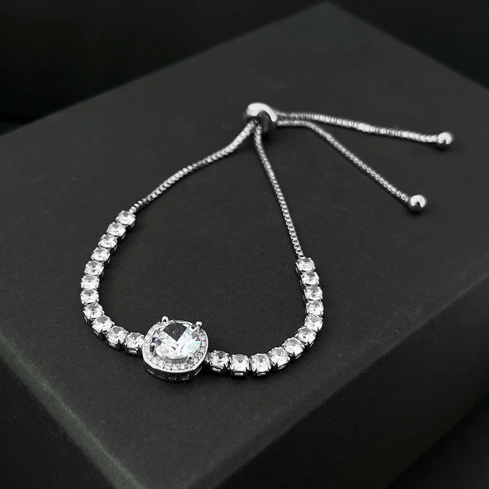 Elegant Crystal Tennis Bracelet