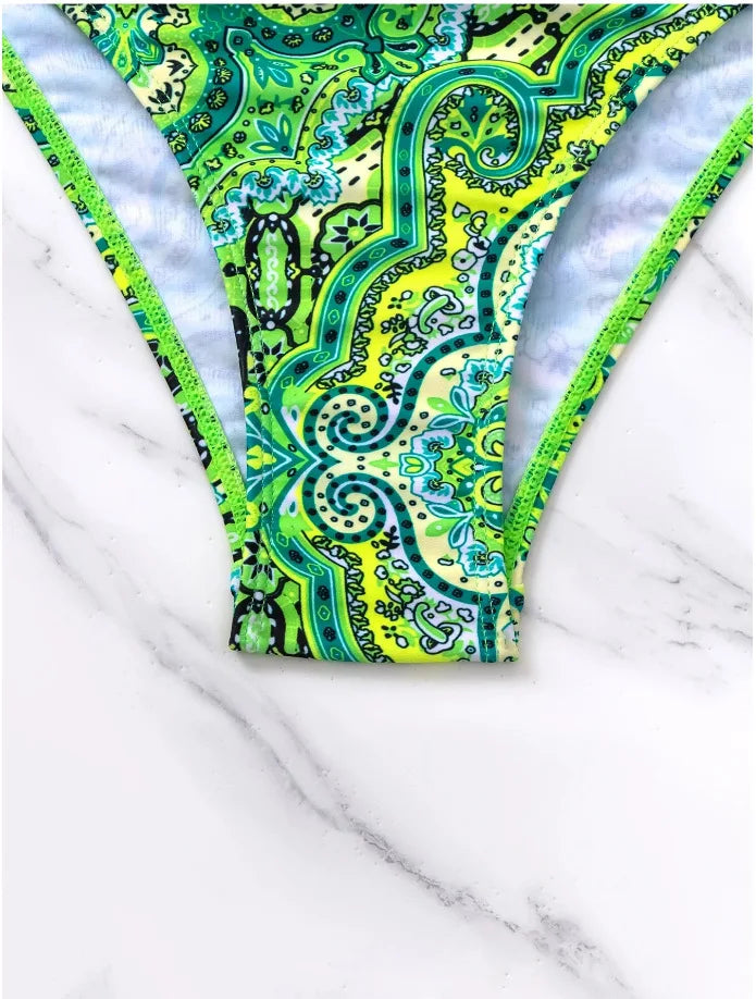 Halter Tie Bikini Set