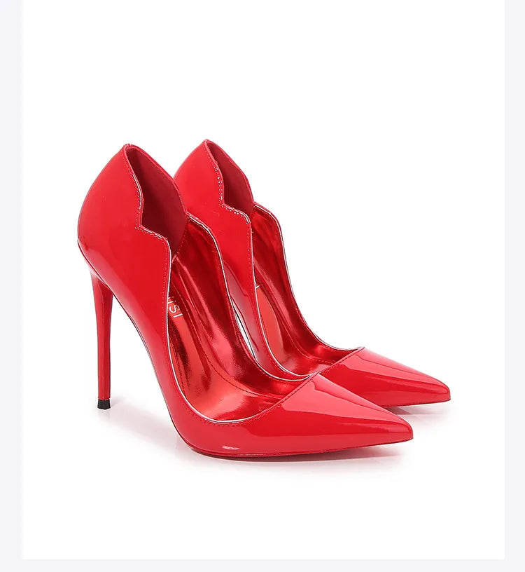 Sculpted Edge Stiletto Pumps