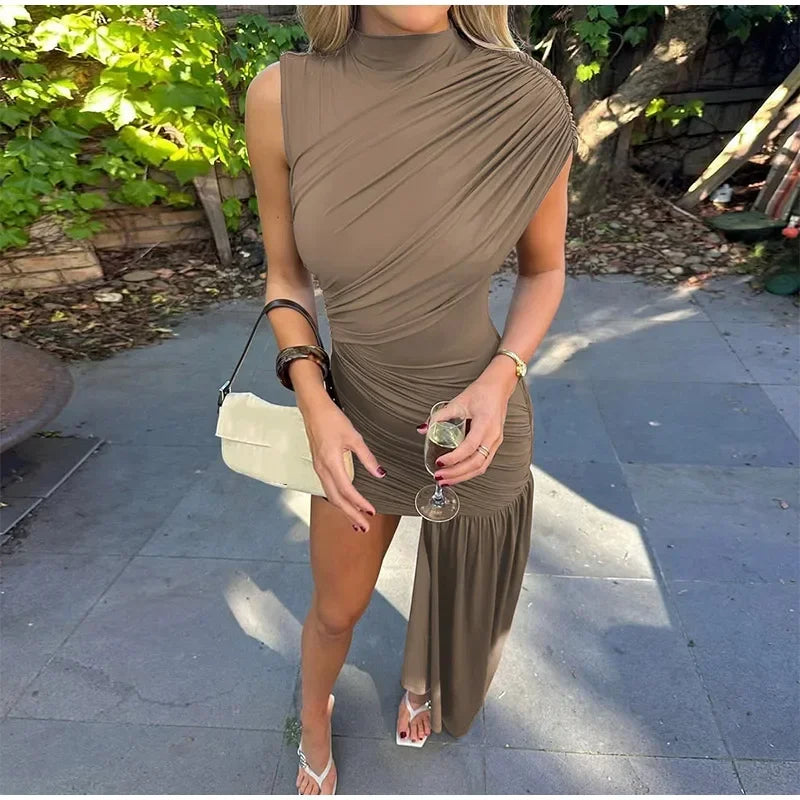 Nightfall Edge Draped Gown