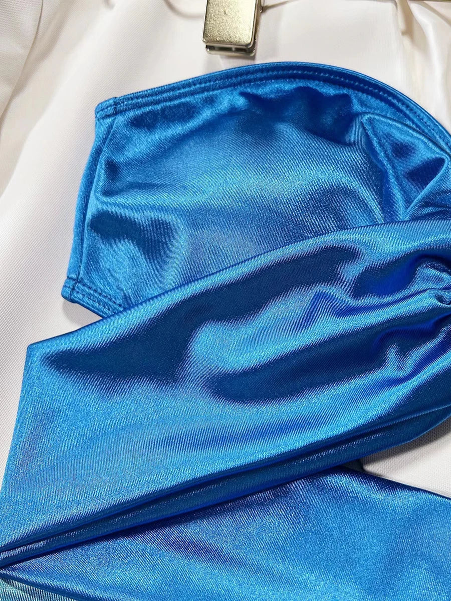 Ring Detail Bandeau Bikini