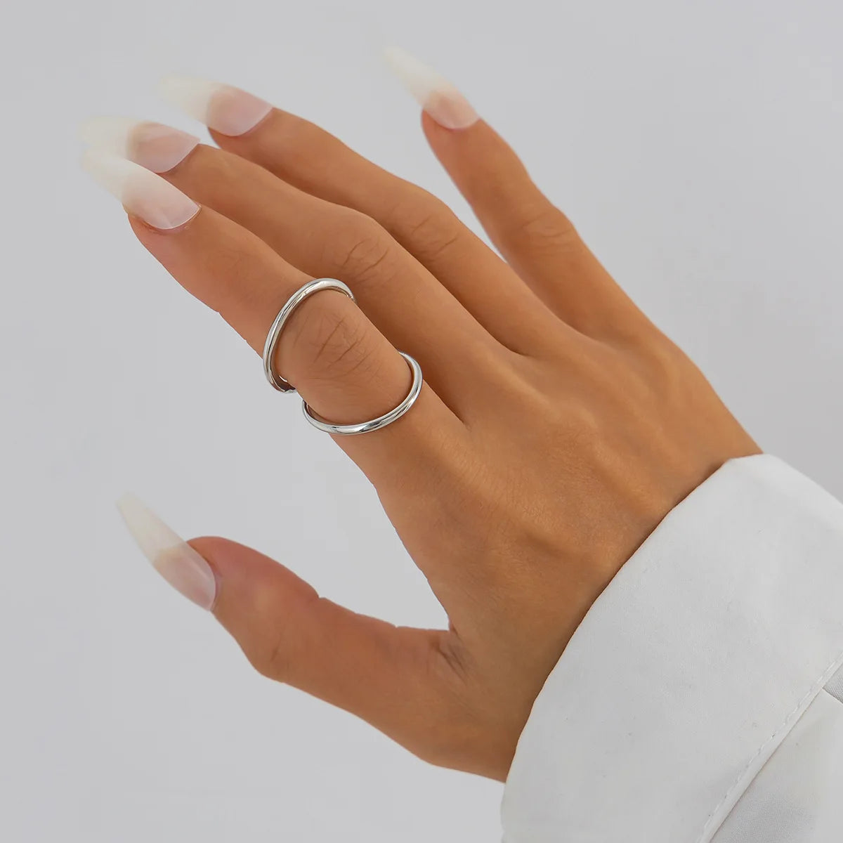 Bold Sculptural Bracelet & Ring Set