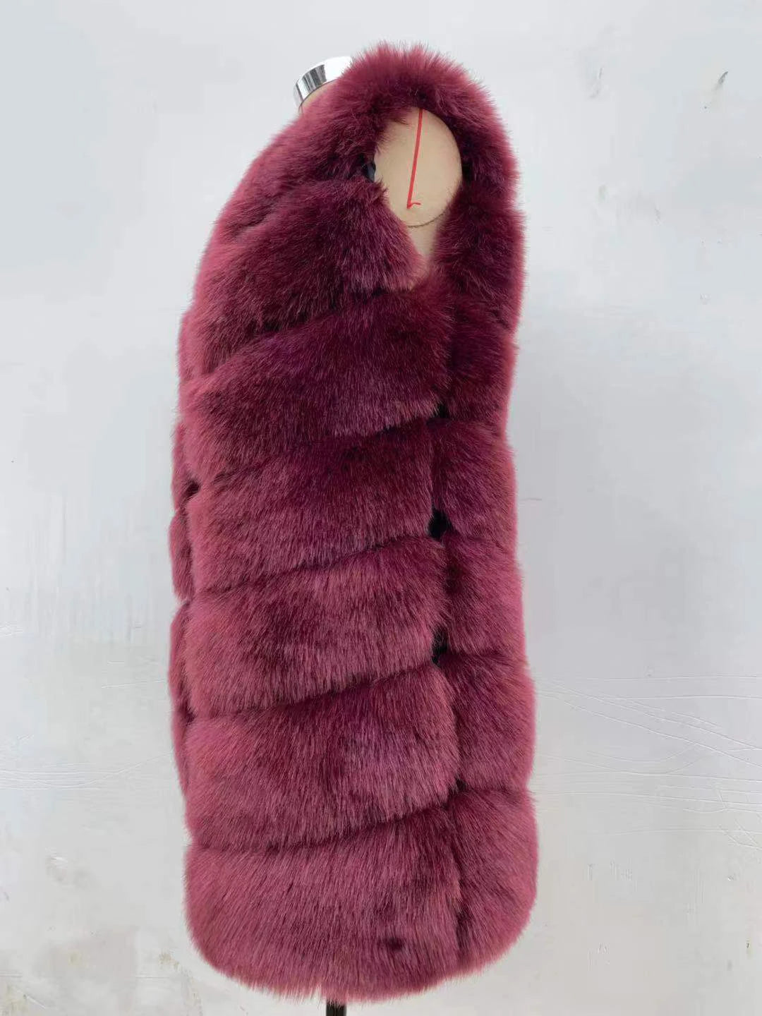 Luxe Cascade Fox Fur Vest