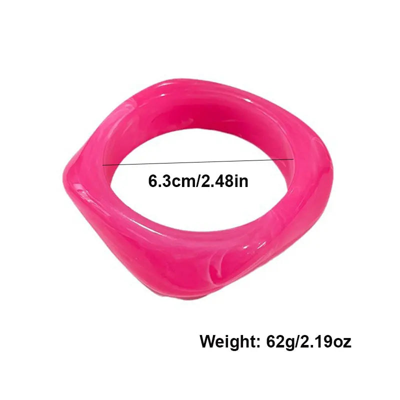 Chunky Resin Statement Bangle