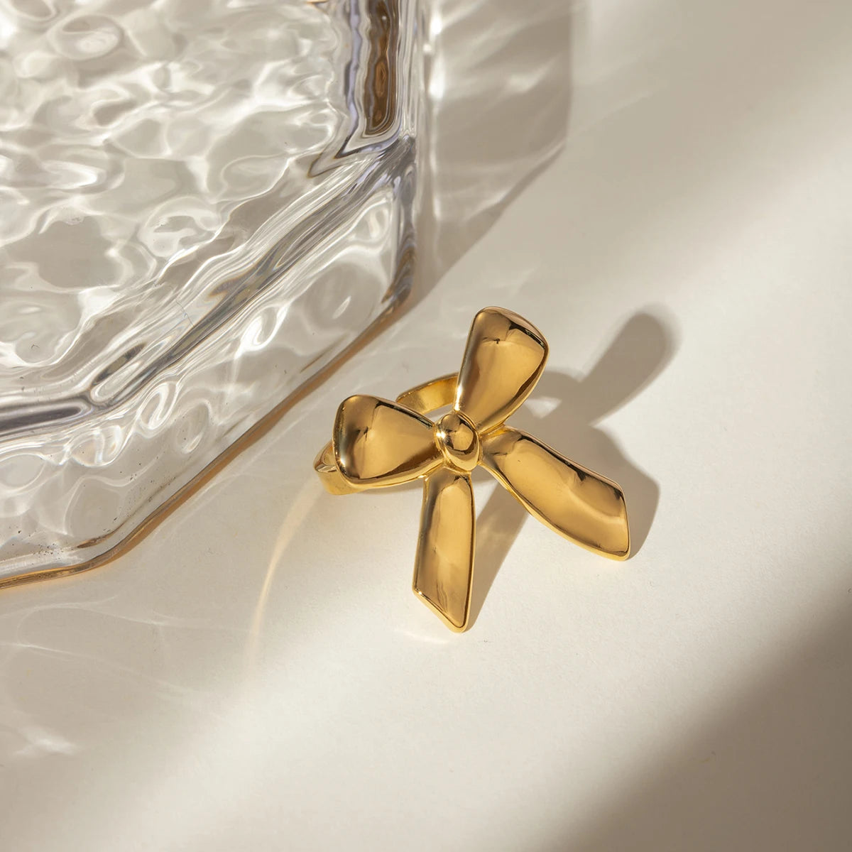 Iconic Motif Statement Ring Set